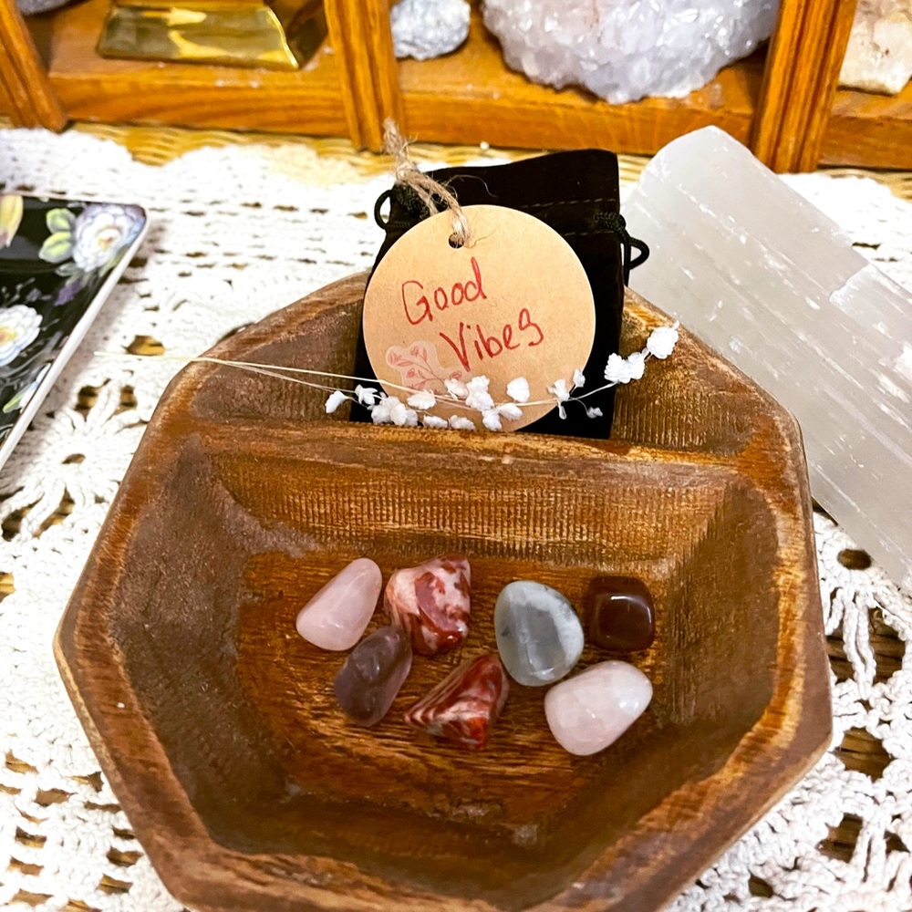 Crystal healing stone sets